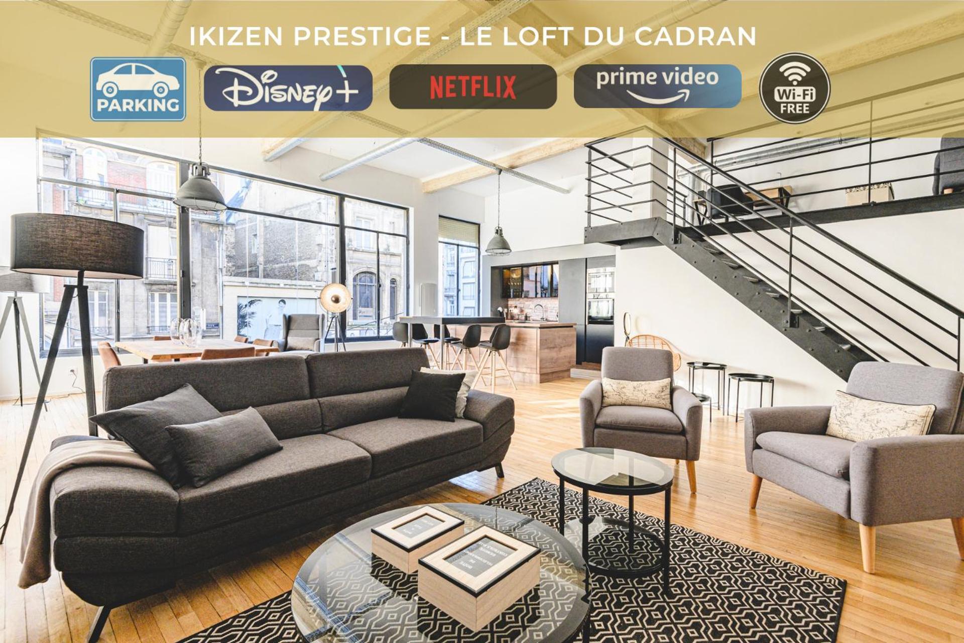 شقة Ikizen Prestige - Loft Du Cadran - Parking Prive رانس المظهر الخارجي الصورة